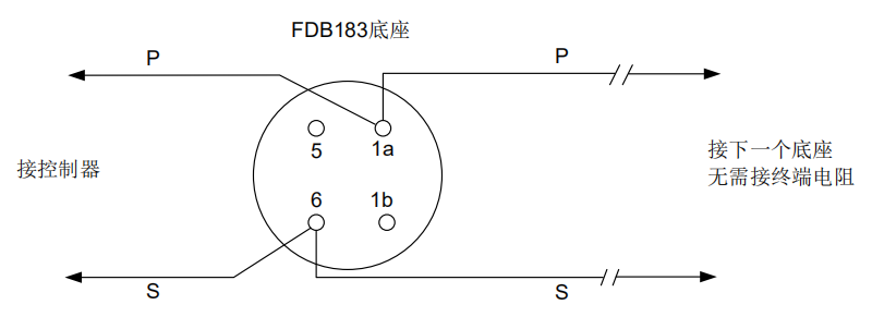 FDO183S点型光电感烟贵州探测器接线图